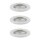 3 x Müller-Licht LED Einbauleuchte rund Weiß IP23 3 x 3W GU10 225lm warmweiß 2700K