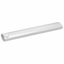 Starlicht Wand- & Spiegelleuchte GARDA-P Weiß IP41 13W G5 T5 Röhre Neutralweiß 4000K mit Schalter & Steckdose