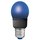 Müller-Licht Energiesparlampe Mini-Globe Tropfen 5W = 27W E27 250lm 30000K blue cover