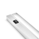 Müller-Licht LED Unterbauleuchte Conero DIM 90cm Titan Silber 15W 1050lm 4000K verlängerbar Schalter dimmbar