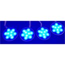 4 x Hi Lite LED Unterbauspots Como 4 x 2W RGB farbwechselnd mit Fernbedienung