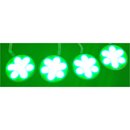4 x Hi Lite LED Unterbauspots Como 4 x 2W RGB farbwechselnd mit Fernbedienung