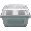 Starlicht LED Feuchtraumleuchte Aqua Promo 126,3cm Grau/Klar IP65 2 x 18W T8 Neutralweiß 4000K
