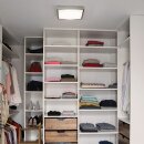 Osram LED Wand- & Deckenleuchte Lunive Vela 24W 40x40cm Warmweiß 3000K mit Glasabdeckung & Wölbung