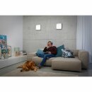 Osram LED Wand- & Deckenleuchte Lunive Vela 24W 40x40cm Warmweiß 3000K mit Glasabdeckung & Wölbung