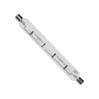 Halogen Linienlampe Röhrenlampe Soffitte 50W = 60W S19 klar 775lm Linolite warmweiß 2800K dimmbar