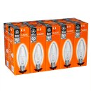 10 x GE Glühbirne Kerze 60W E27 klar Glühlampe 60 Watt Glühbirnen Glühkerzen