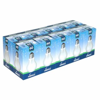 10 x Leuci Glühbirne 60W E27 MATT Glühlampe 60 Watt Glühbirnen Glühlampen