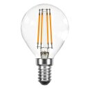 LED Filament Tropfen 4W = 40W E14 Klar Glühfaden 360° extra warmweiß 2200K