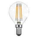LED Filament Tropfen 4W = 40W E14 Klar Glühfaden...