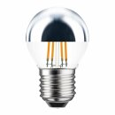 LED Filament Kopfspiegel Tropfen 4W = 40W E27 silber KVS...