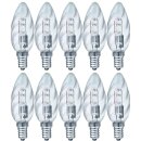 100 x Müller-Licht Halogen Kerze gedreht 18W = 25W E14 205lm warmweiß 2900K dimmbar 1500h