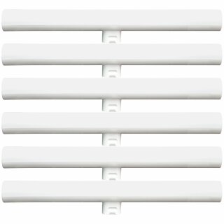 6 x Müller-Licht LED Leuchtmittel Linienlampe 5W ~ 35W S14d opal 270lm 170° warmweiß 2700K 30cm Ra>90