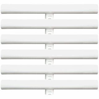 6 x Müller-Licht LED Leuchtmittel Linienlampe 5W ~ 35W S14d opal 270lm 170° warmweiß 2700K 30cm Ra>90