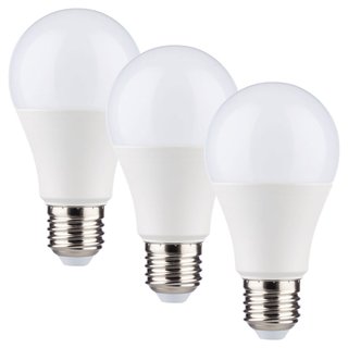 3 x Müller-Licht LED Leuchtmittel Birnenform A55 7W = 40W E27 matt 470lm Ra95 Flicker-Free warmweiß 2700K 180°