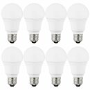 8 x Müller-Licht LED Leuchtmittel 10W = 60W E27 matt 810lm warmweiß 2700K 200°