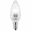 Philips Halogen Kerze gedreht 18W = 25W / 23W E14 klar warmweiß dimmbar