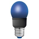 10 x Müller-Licht Energiesparlampe Mini-Globe Tropfen 5W = 27W E27 250lm 30000K blue cover