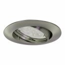 4 x Müller-Licht LED Einbauleuchte Downlight schwenkbar IP23 Satin 7W GU10 warmweiß 2700K dimmbar