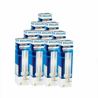 10 x Philips Master PL-C 4P 26W 827 Sockel G24q-3 26 Watt...