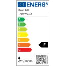 LED Filament Leuchtmittel R70 Allegra 3,5W = 40W E14 klar Kopfspiegel silber 340lm 2700K warmweiß DIMMBAR