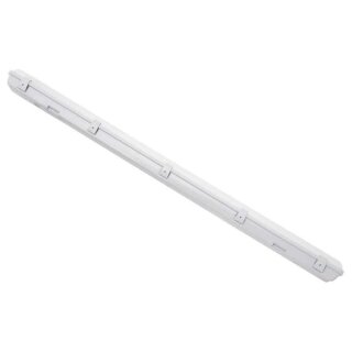 Hi Lite LED Feuchtraumleuchte WISMAR 126,6cm Grau IP65 24W 2000lm Neutralweiß 4000K