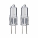 2 x Paulmann Halogen Niedervolt Stiftsockellampe 10W G4 klar warmweiß 2900K dimmbar