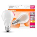 Osram LED Filament Leuchtmittel Birnenform Superstar 5W = 40W E27 matt warmweiß 2700K DIMMBAR