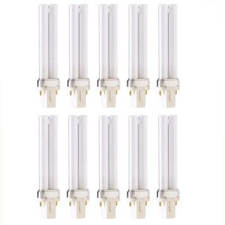 10 x Philips Master PL-S 2P 7W 830 Sockel G23 7 Watt Energiesparlampe Kompaktleuchtstofflampe