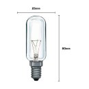 Paulmann Röhrenlampe Glühbirne 25W E14 klar T25 x 80mm Glühlampe warmweiß dimmbar