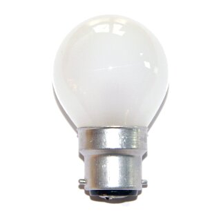1 x Tropfen Kugel Glühbirne 15W B22d MATT 15 Watt B22...