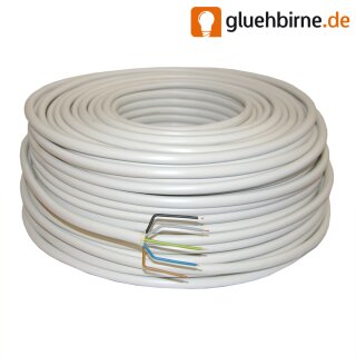 100m NYM-J 5x2,5mm Stromkabel Elektrokabel Elektroleitung Mantelleitung Made in Germany