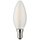 Müller-Licht LED Filament Leuchtmittel Kerze 2,5W = 23W E14 matt 220lm Ra>90 warmweiß 2700K Retro-LED