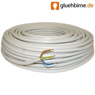 50m NYM-J 3x2,5mm Stromkabel Elektrokabel Elektroleitung Mantelleitung Made in Germany