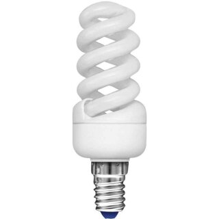Lightway ESL Energiesparlampe Spirale 9W = 42W E14 450lm warmweiß 2700K V2 10000h
