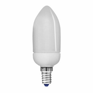 Lightway ESL Energiesparlampe Kerze 7W = 30W E14 290lm warmweiß 2700K 10000h