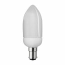 Lightway ESL Energiesparlampe Kerze 9W = 39W B15d 415lm...