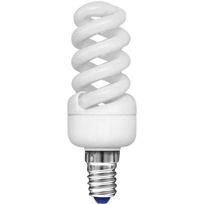 Lightway ESL Energiesparlampe Spirale 9W = 42W E14 450lm warmweiß 270