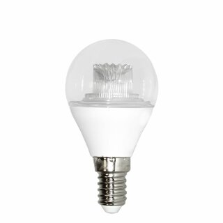 I-Glow LED Leuchtmittel Tropfen 4W = 30W E14 klar Kristall 320lm warmweiß 2700K