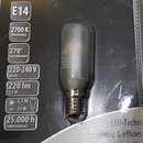 I-Glow LED Röhre T25 Dunstabzugshaubenlampe 2,5W = 23W E14 matt 220lm 270° warmweiß 2700K