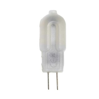 I-Glow LED Leuchtmittel Stiftsockellampe 1,2W = 12W G4 matt 12V 100lm warmweiß 2700K 330°