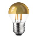 5 x LED Filament Kopfspiegel Tropfen 4W fast 40W E27 gold warmweiß 2700K