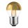 5 x LED Filament Kopfspiegel Tropfen 4W fast 40W E27 gold warmweiß 2700K