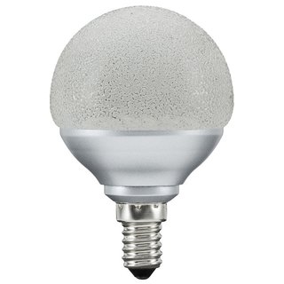 Paulmann LED Leuchtmittel Mini Globe G60 2,3W E14 Eiskristall warmweiß 3000K