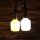 LED Filament Leuchtmittel Kolben T61 6W = 50W E27 opal warmweiß 2700K DIMMBAR für Wilhelm Wagenfeld Leuchten