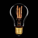 Glühbirne Rustika Birnenform A60 33W E27 Vielfachwendel ähnl. Kohlefadenlampe Glühlampe 12 Aufhängungen