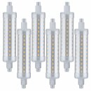 6 x Paulmann LED Leuchtmittel Stab 9W = 72W R7s 118mm...