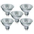 5 x Würth Halogen Reflektor MR16 50W GU5,3 12V 1500cd UV-Stop warmweiß dimmbar flood 36°