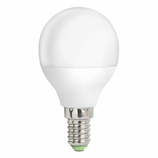 LED Leuchtmittel Tropfen 6W = 40W E14 matt Kugel 160° warmweiß 3000K