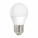 LED Leuchtmittel Tropfen 6W = 40W E27 matt Kugel 160° warmweiß 3000K